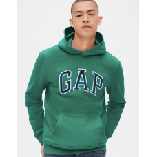 GAP Casaco de Moletom com Capuz Logo Verde